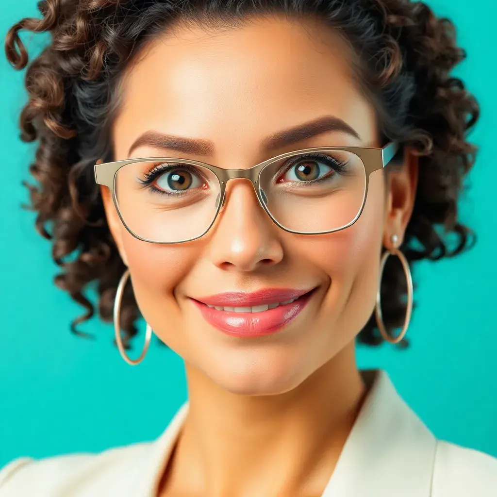 Poised elegance of a young professional